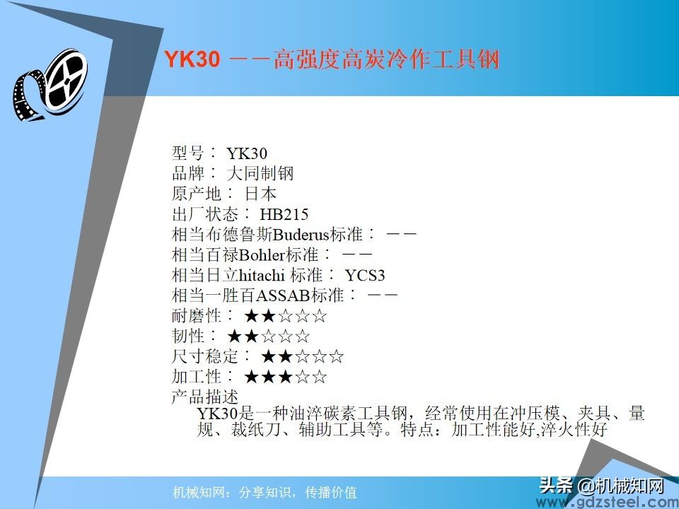 进口模具钢材性能参数一览表（非常全面），建议收藏备用