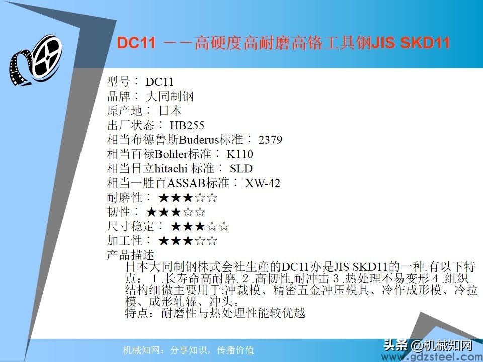 进口模具钢材性能参数一览表（非常全面），建议收藏备用